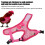 Pet Chicken Traction Rope Pink Adjustable Walking Strap Durable Material 5