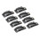100pcs Hair Extension Clips Multipurpose 38mm 10 4