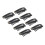 100pcs Hair Extension Clips Multipurpose 38mm 10 7