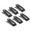 100pcs Hair Extension Clips Multipurpose 38mm 10 8