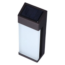 Applique murale solaire 1000 mAh Aluminium+Verre 8x21x5.3CM