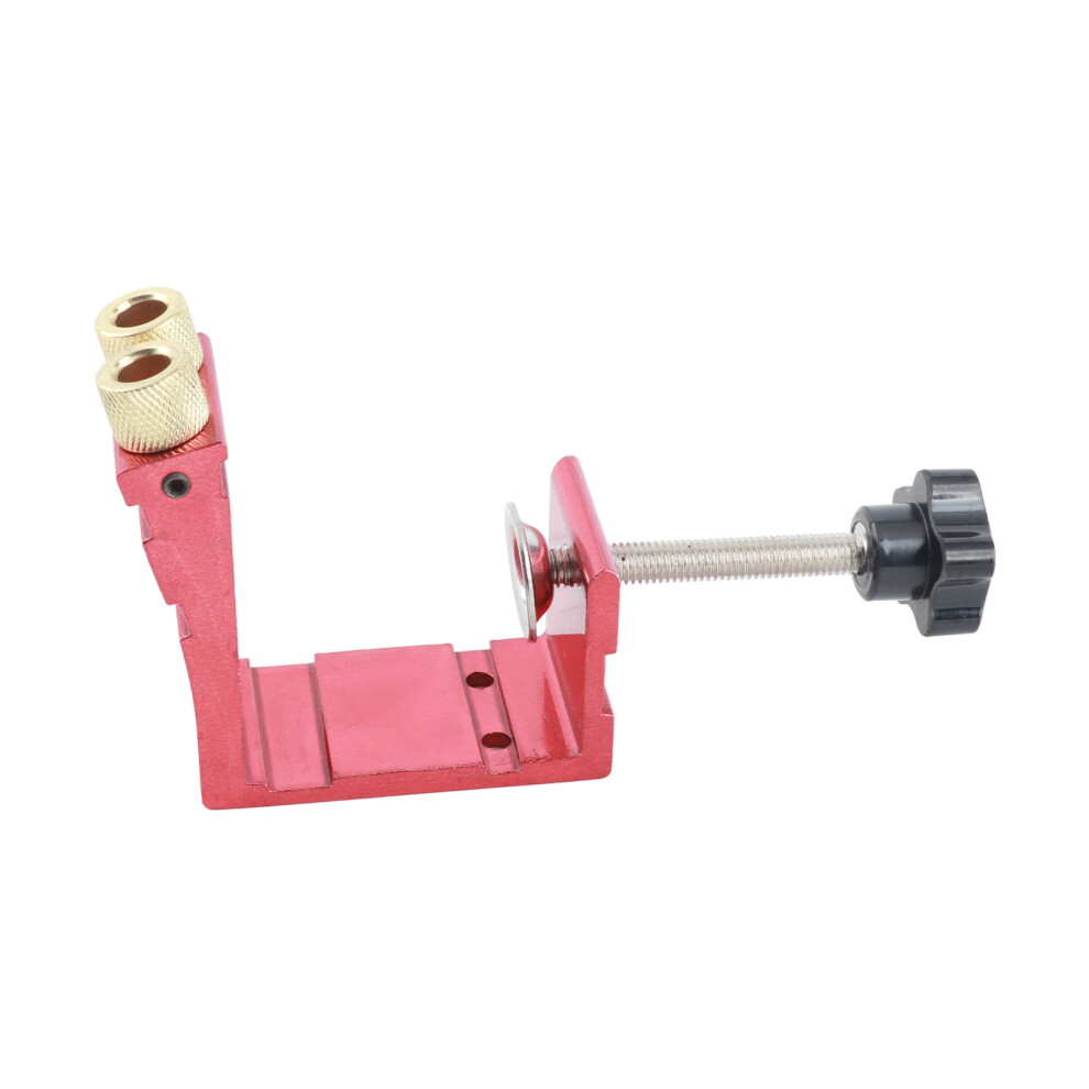 Woodworking Dowel Drill Jig With 15 Oblique Hole Locator In Red 8241343257245