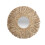 Straw Plaited Hanging Mirror Decoration Retro 1