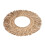 Straw Plaited Hanging Mirror Decoration Retro 3