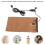 Modèle USB-3 Mitaines chauffantes 22,5x13 cm Marron 11