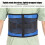 Breathable Neoprene Back Support Belt, Lower Pain Relief XXL 7