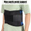 Breathable Neoprene Back Support Belt, Lower Pain Relief XXL 4