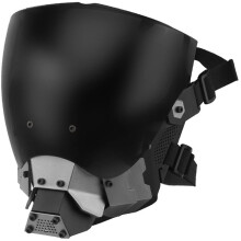 Tactical Full Face Mask Cyberpunk Style Anti-Fog Airsoft Helmet for Paintball Wargame Halloween Cosplay Costume Party