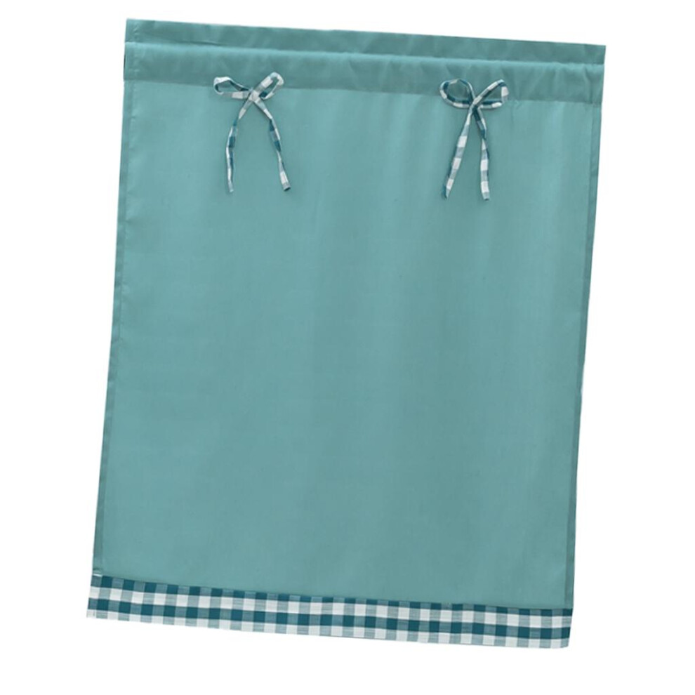(Light Blue, 74x61cm) 1 Panel Kitchen Curtain Tier Small Window Drape Decor Light-image-OPC-PJQTBG9-NEW