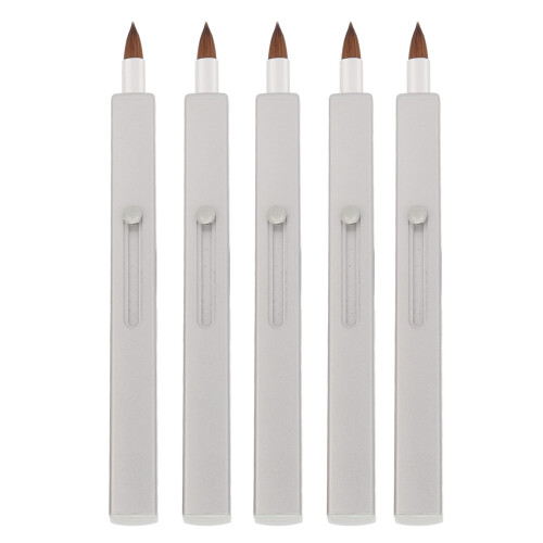5Pcs Lip Brush Retractable Portable Multipurpose 2