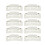 100pcs 9 Teeth Hair Extension Clips Multipurpose 8
