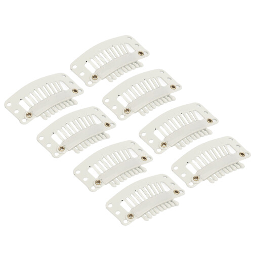 100pcs 9 Teeth Hair Extension Clips Multipurpose 2
