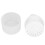 Coppa in plastica per detergente viso a schiuma 11x7,8 cm bianco 8