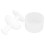Coppa in plastica per detergente viso a schiuma 11x7,8 cm bianco 11