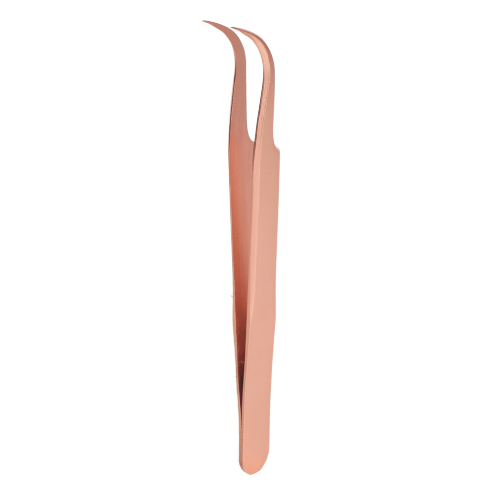 Gold Eyelash Extension Tweezers Stainless Steel