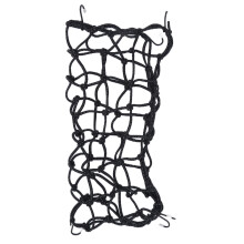 Filamento di lattice a rete per casco da moto - Grigio/Nero