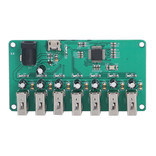 Modulo hub USB 2.0 da 1 a 7 porte, scheda di espansione PCB, 5V 1