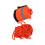 Sac de lancer de corde flottant de 15 m, orange 4