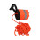 Sac de lancer de corde flottant de 15 m, orange 8