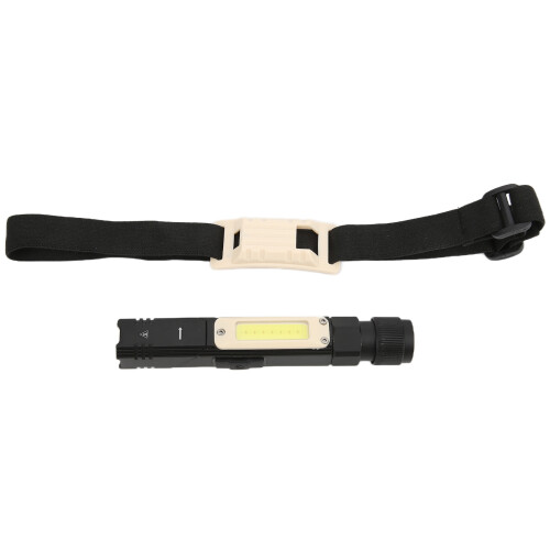 S21 Torcia compatta in alluminio argentato USB 500 mAh 2