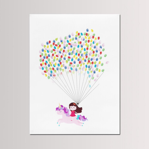 DIY Fingerprint Painting Cute Pattern Guest 1