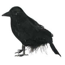 Skull Crows Ornaments Statue Retro Bar Table Indoor Haunted House Props Decorative Atmosphere Layout Supplies