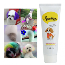 80g Semi Permanent Pet Dye Cream, High Pigmented Colorful Dog Hair Bright Coloring Dyestuff Pigment Supplies for Home, Christmas Green
