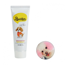 80g Semi Permanent Pet Dye Cream, High Pigmented Sakura Pink Dog Hair Color, Bright Coloring Dyestuff for Home Use
