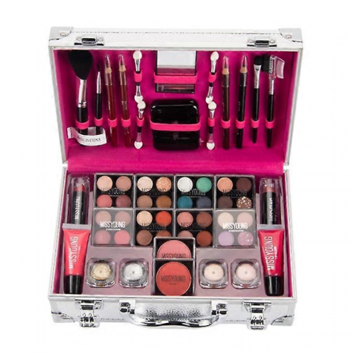 POPFEEL 8-56Pcs Professional Makeup Kit with Eyeshadow Blush Foundation Makeup Case