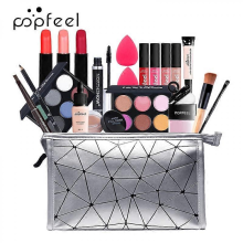 POPFEEL 8-56Pcs Professional Makeup Kit with Eyeshadow Blush Foundation KIT06