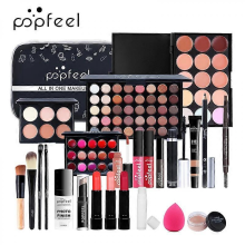 POPFEEL 8-56Pcs Professional Makeup Kit with Eyeshadow Blush Foundation KIT003