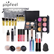 POPFEEL 8-56Pcs Professional Makeup Kit with Eyeshadow Blush Foundation KIT07
