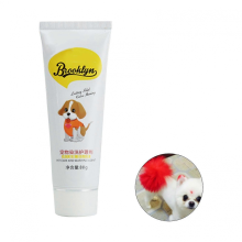 80g Semi Permanent Pet Dye Cream High Pigmented Colorful Dog Hair Bright Coloring Dyestuff Pigment Supplies For HomeFire Red