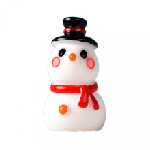 Christmas Resin Miniature Ornament Cute Snowman Santa Figurines Dollhouse Decor3