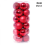 24pcs Shatterproof Silver Christmas Ball Ornaments 8cm Tree Decorations Baubles Set 5