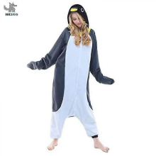 Gray Penguin Animal Adults Cat Bear Shark Onesies Pajama Raccoon Costumes Dragon Jumpsuit Christmas Gift