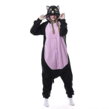 Animal Adults Cat Bear Shark Onesies Pajama Raccoon Costumes Dragon Jumpsuit Christmas Gift Midnight Cat