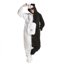 Animal Adult Cat Bear Shark Onesie Pajama Raccoon Costume Dragon Jumpsuit Christmas Gift Monokuma