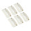 100pcs Wig Snap Clip U Shape 6 Teeth Safe 6