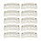 100pcs Wig Snap Clip U Shape 6 Teeth Safe 7
