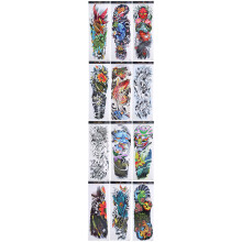 12 Stück Fälschungs-Tattoo-Aufkleber Temporär Wasserfest Schweißresistent Unisex Vollarm Tattoos Aufkleber