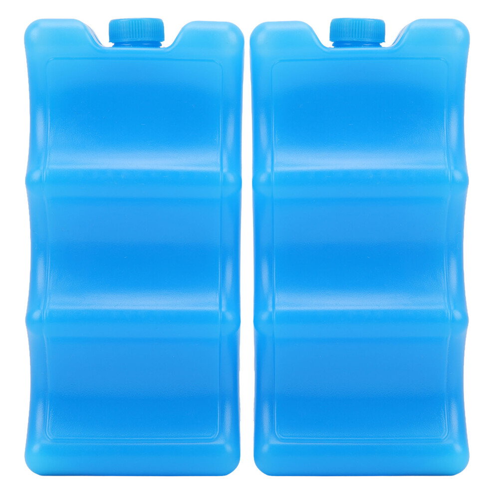 2pcs Breastmilk Ice Pack Contoured Shape Blue