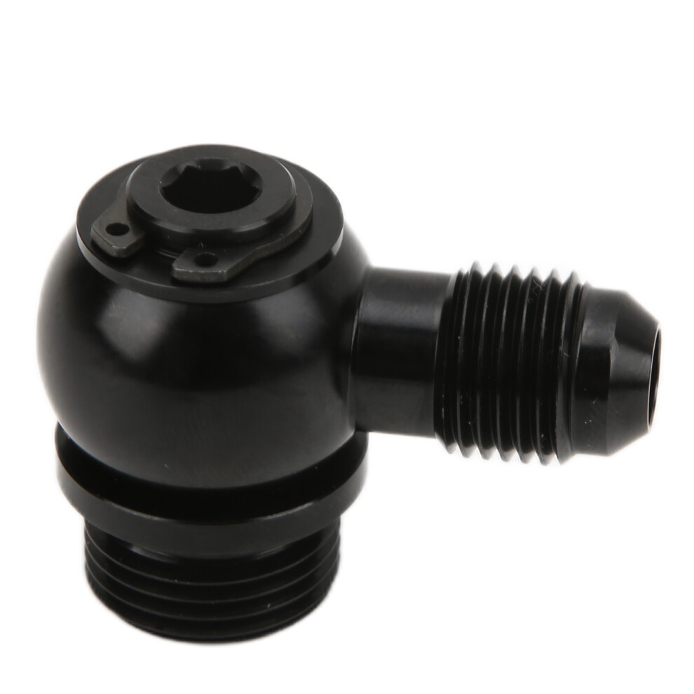 Anâ6 To Orbâ8 Banjo Bolt Adapter Aluminum Fitting Black 8471343286253