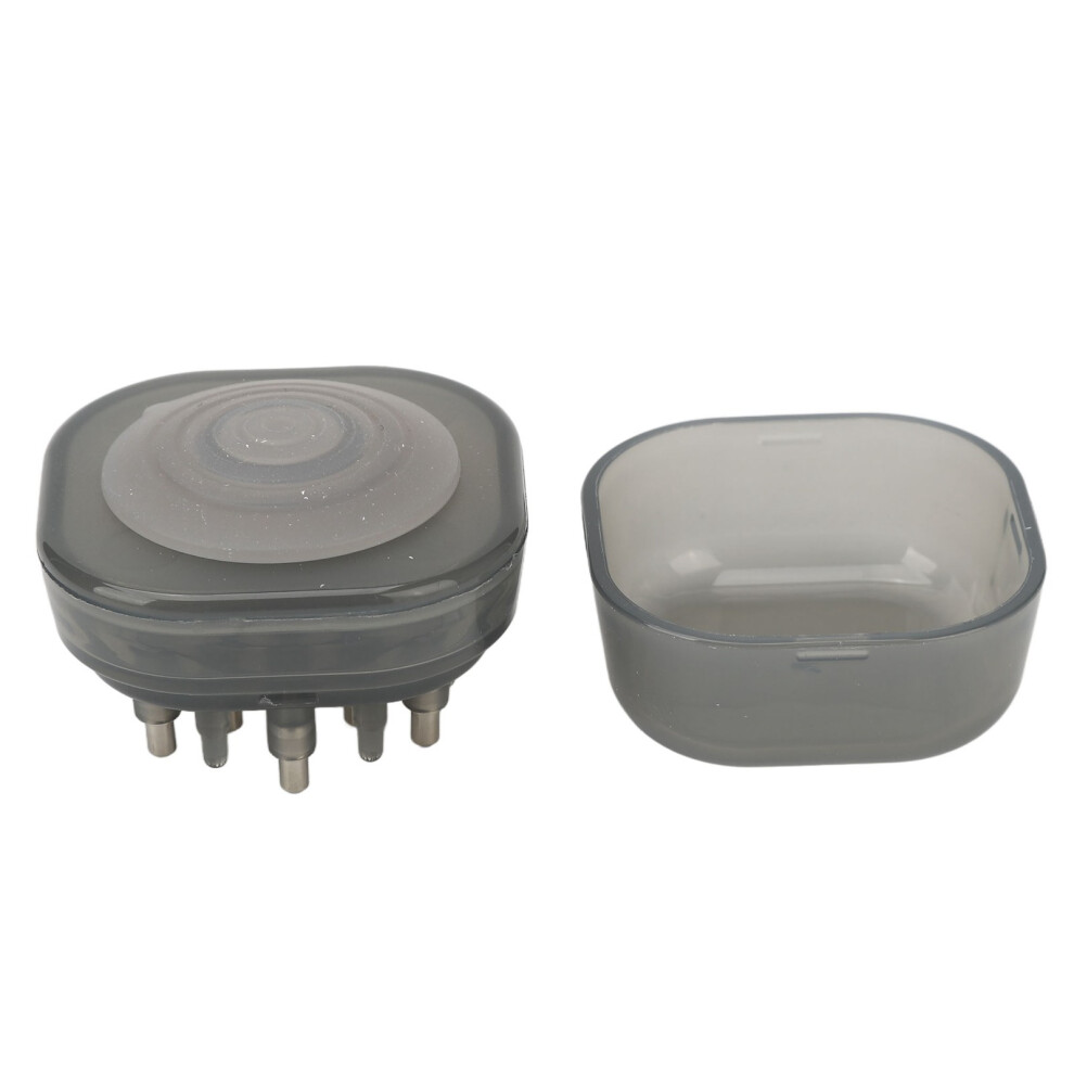 Black 15Ml Scalp Applicator Comb Transparent Massage
