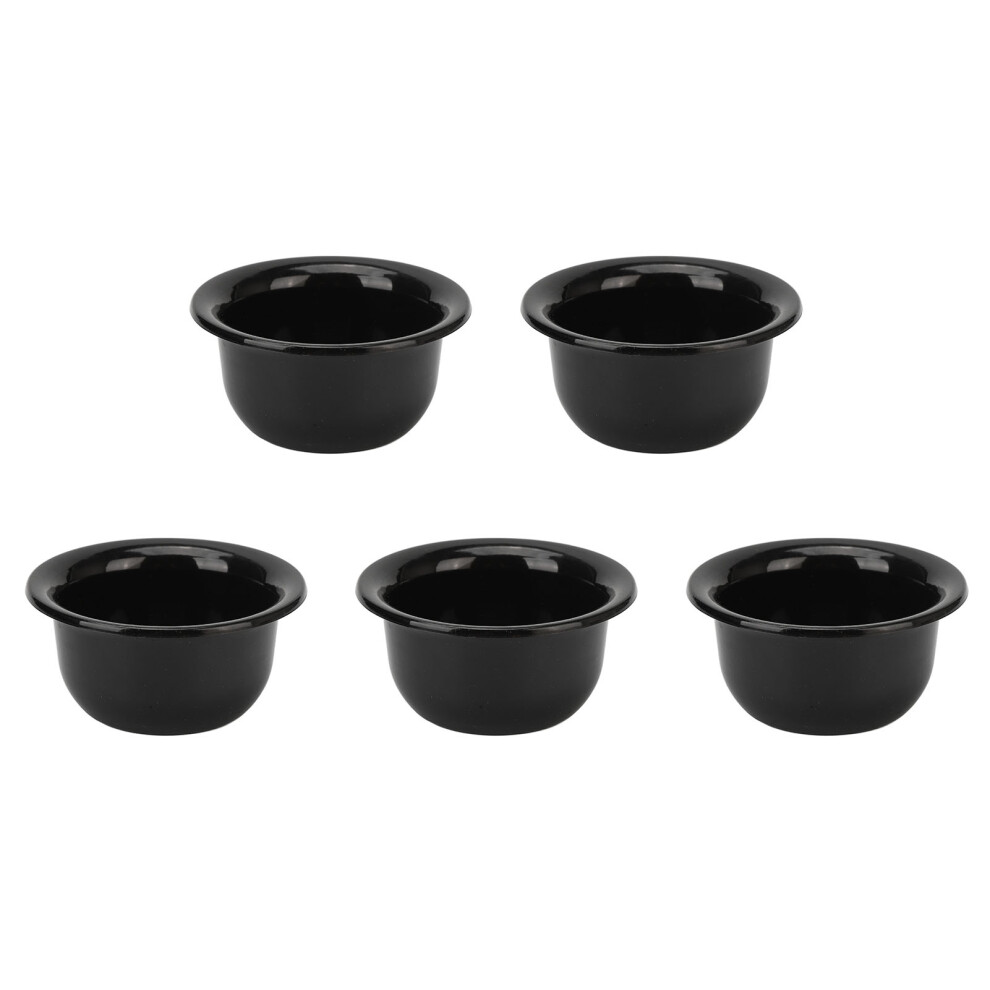5pcs Beard Foam Bowl Portable Durable Glossy