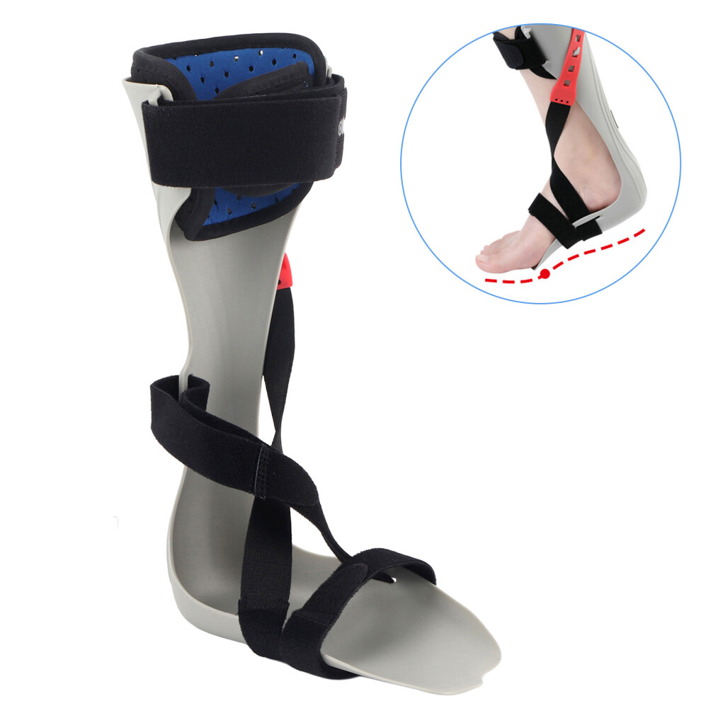 KnöChelstüTze Mit Stabilem, Fixierendem Klettverschluss – Kompressionsstrumpf FüR Den KnöChel Bei Schwachen FußMuskeln, OrthopäDie, Rechter-image