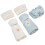 Bath Sheets Daisy Pattern Coral Velvet Blue White 6