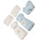 Bath Sheets Daisy Pattern Coral Velvet Blue White 10