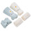 Bath Sheets Daisy Pattern Coral Velvet Blue White 9