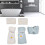 Bath Sheets Daisy Pattern Coral Velvet Blue White 11